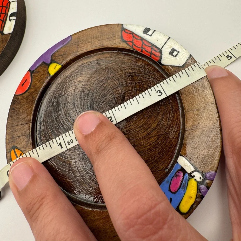 Colorful Wooden Coaster Set